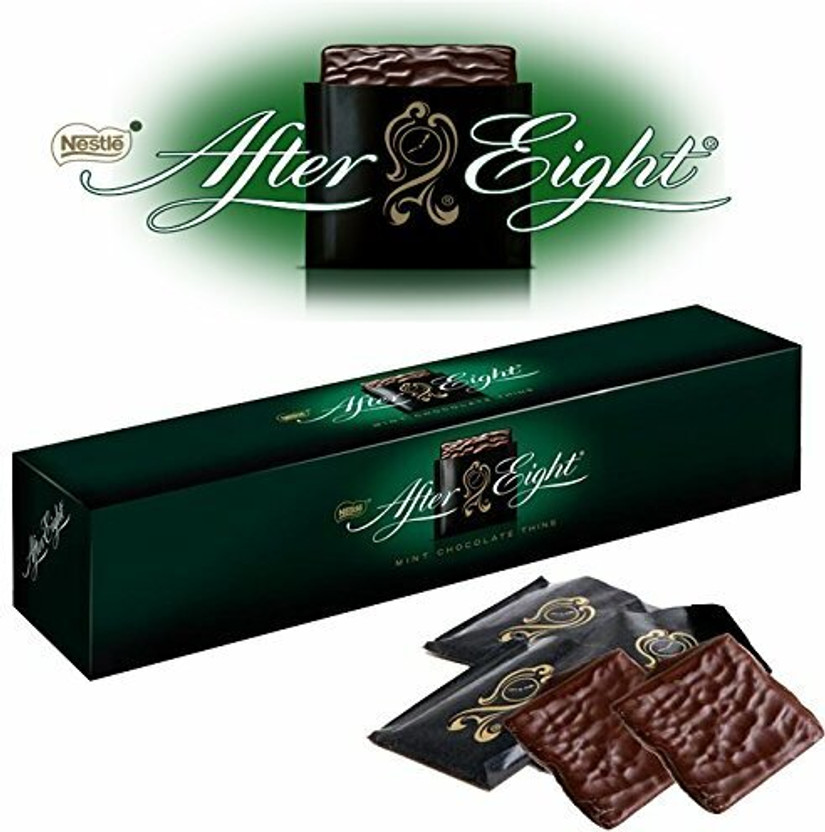 NESTLE After Eight Delightfully Mint Dark Chocolate Thins (IMPORTED FROM UK) Bars(200 g)