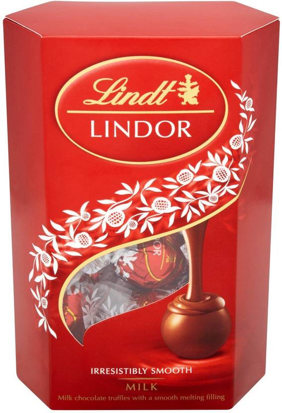 LINDT Lindor Milk Chocolate Truffles With a Smooth Melting Centre 200g