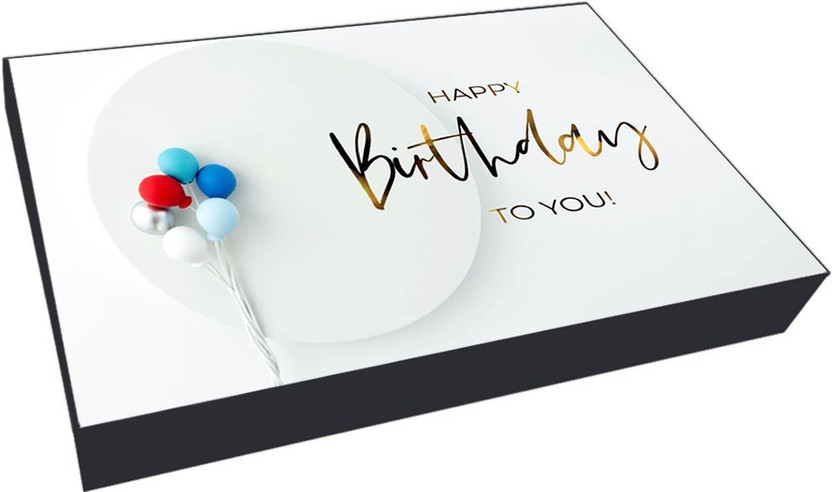 creativechocolate Happy Birthday Delicious Chocolate Special Surprise Gift Pack Truffles(12 Units)