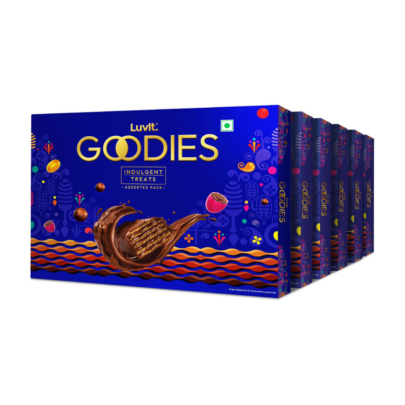 LuvIt LuvIt Goodies Chocolates Treat Gift Pack | For Birthday, Rakhi, Diwali Occasions | Truffles Gift Pack(6 x 138.35 g) - Flipkart Deal