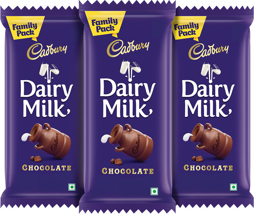 Cadbury Dairy Milk Family Pack Chocolate Bar(3 x 112 g)