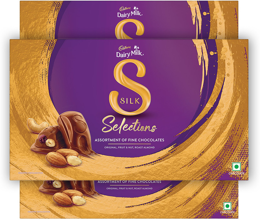 Cadbury Dairy Milk Silk Selections Assorted Chocolate Bar(3 x 213 g)