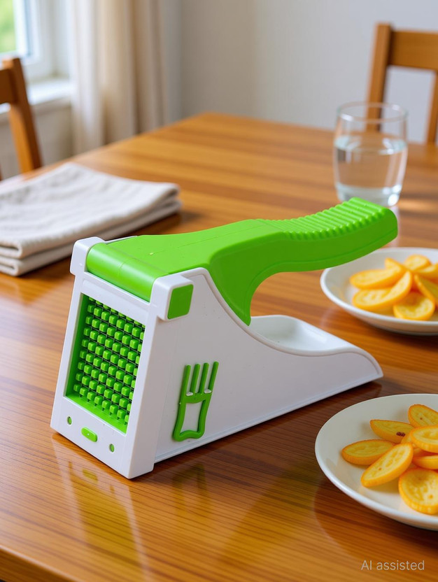 Metrolife French Fry Chipser | Potato Chipser | Vegetable Cutter Vegetable & Fruit Grater & Slicer(1 Chopper, 1 Cleaner)