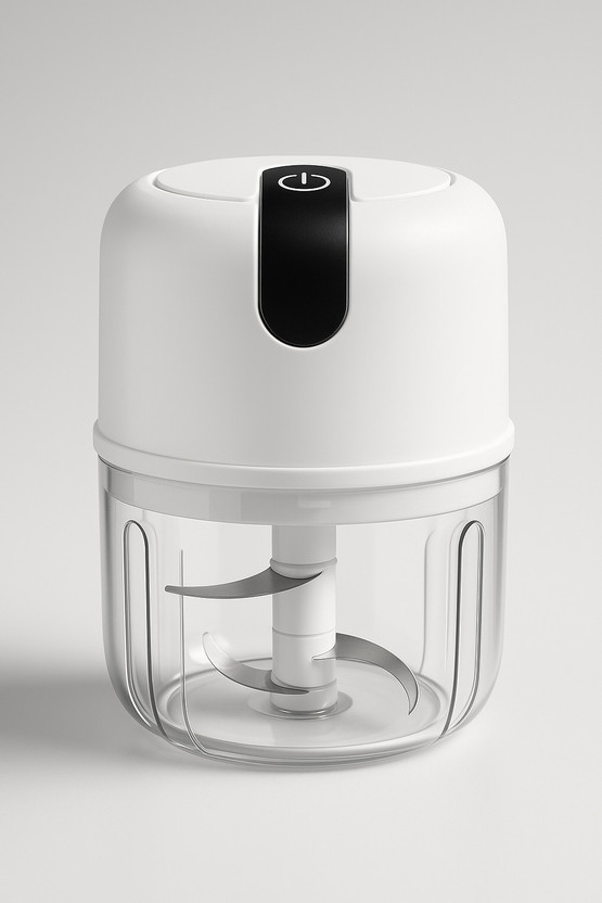 Konquer TimeS by Konquer TimeS Elite Rechargeable Mini Electric Chopper, 250 Ml, One Touch Operation Electric Vegetable & Fruit Chopper(1 Chopper)