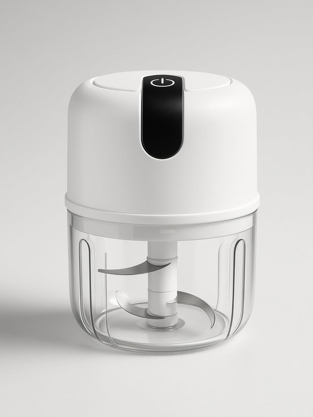 Konquer TimeS by Konquer TimeS Elite Rechargeable Mini Electric Chopper, 250 Ml, One Touch Operation Electric Vegetable & Fruit Chopper(1 Chopper)