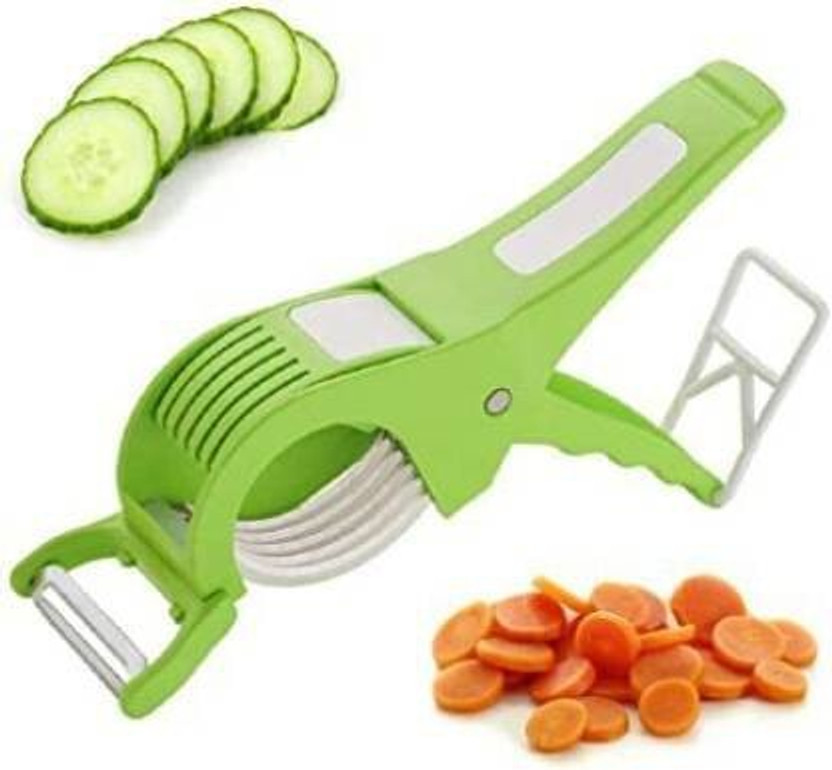 Shree Ganesh Enterprise VEG CUTTER MILTICOLOR Vegetable & Fruit Chopper(vegetable cutter)