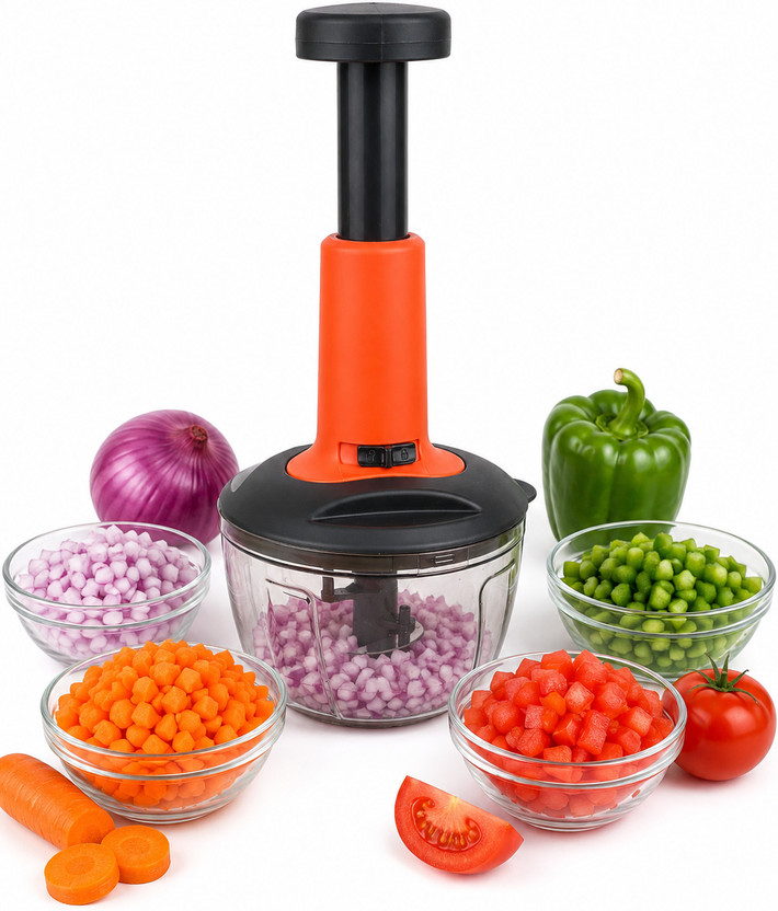 SUBHAJIT WAREHOUSE by na 500ML_CHO1 Vegetable & Fruit Chopper(1 vegetable chopper & 2 blats)
