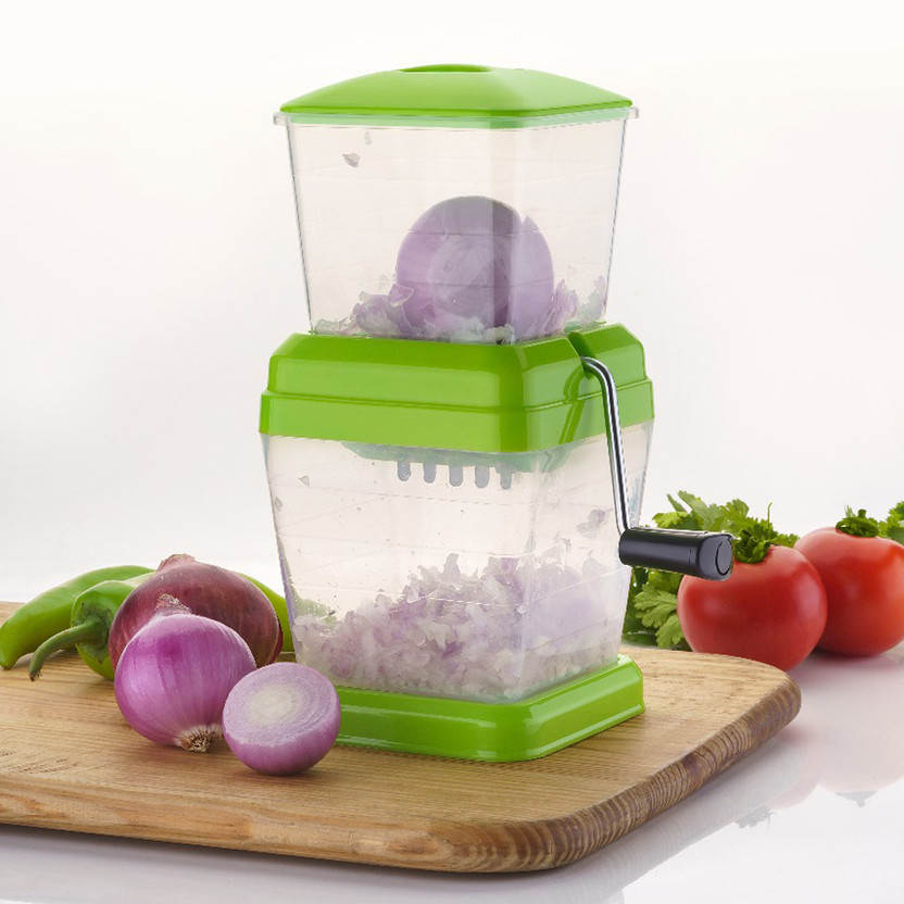 SPACE Veg Cutter and Chopper: Like Onion, Chilly, Tomato, etc. Chopping Vegetable & Fruit Chopper(1)