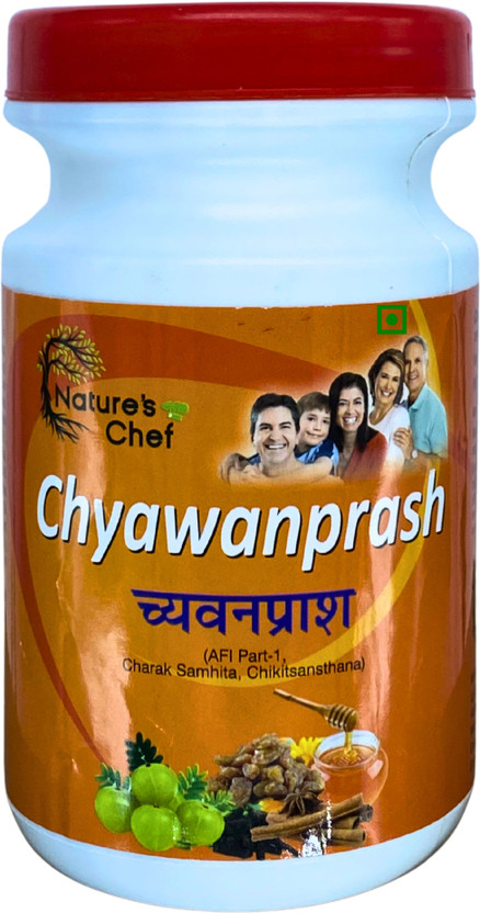 Nature's Chef Chyawanprash | Ayurvedic Immunity Booster with Amla & 40+ Herbs – 500g(500 g)