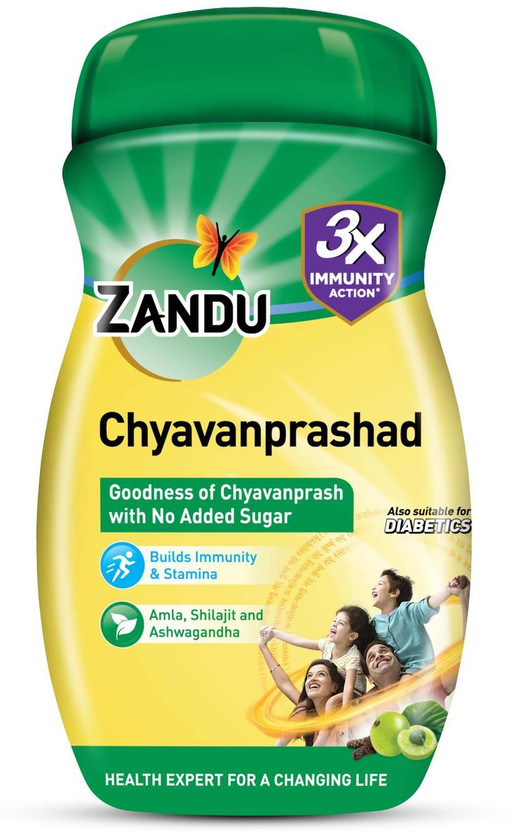 ZANDU Chyavanprashad 455 g | Suitable for Diabetics | Ayurvedic Immunity Booster(455 g)