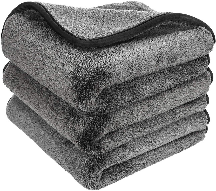 Auto Hub Microfiber Vehicle Washing  Cloth(Pack Of 3, 500 GSM)