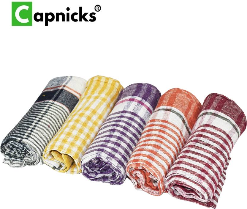 capnicks Cotton Kitchen Roti Cloths Napkins Duster for Multi Purpose