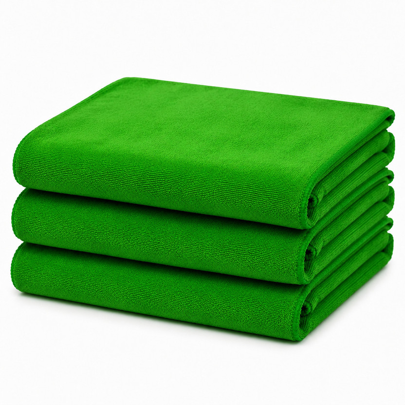 SANGAL Ultra Soft Microfiber Cleaning Cloth 350 GSM Wet and Dry Microfiber Cleaning Cloth(3 Units)