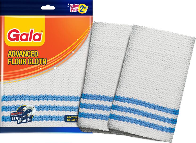 GALA Gala Microfiber Advance Car/Floor Cleaning Multipurpose Cloth Wet and Dry Microfibre Cleaning Cloth(2 Units)