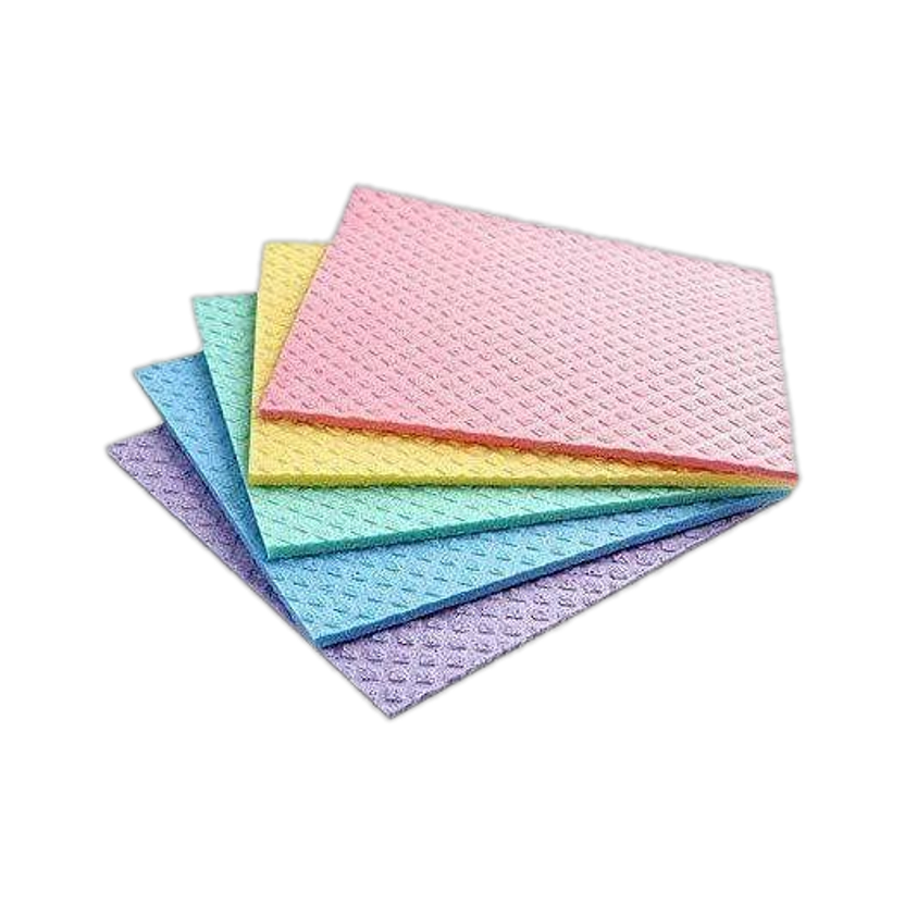 Flipkart SmartBuy Wet Kitchen Wet Microfiber, Sponge Cleaning Cloth(5 Units)
