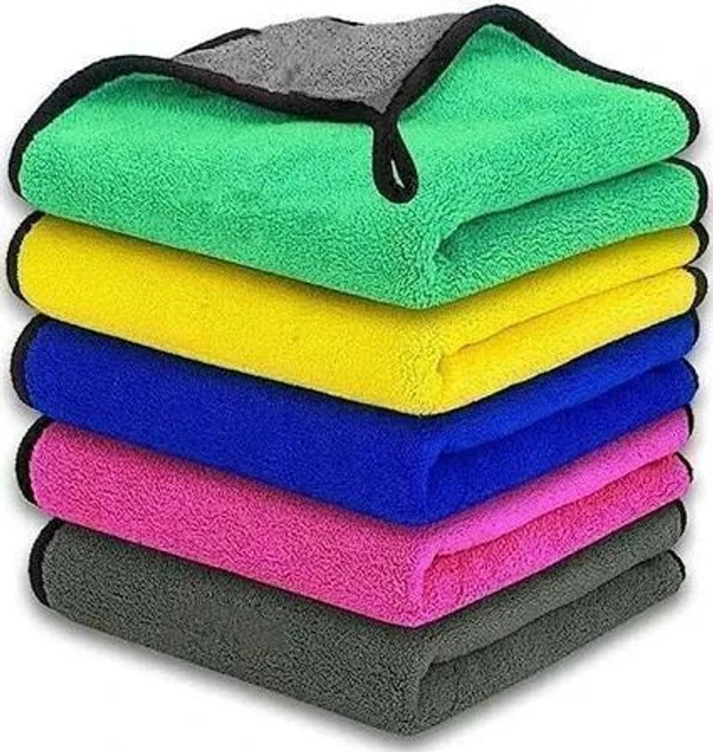 conifer Home Cleaning Pack of 2 Multicolor Size 30x40 CM Dry Microfiber Cleaning Cloth(2 Units)