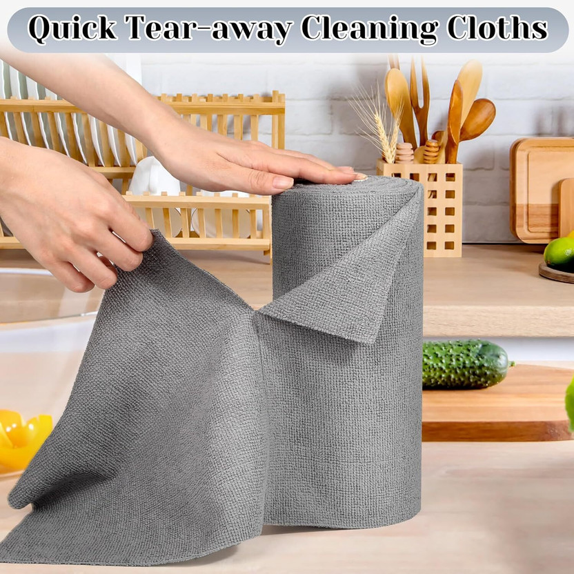 HANORA HANORA ProShield Elite High-Performance Microfiber Cleaning Roll Wet and Dry Microfiber Cleaning Cloth