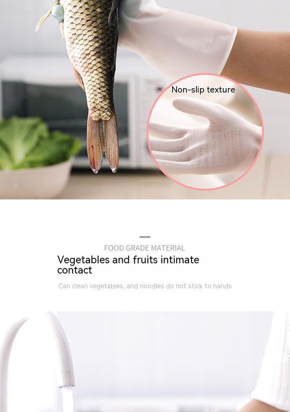 RBGIIT Rubber Hand Gloves For Gardens Fields Farm Equipment Agriculture Garage Lab B-22 Rubber  Safety Gloves(Pack of 1)