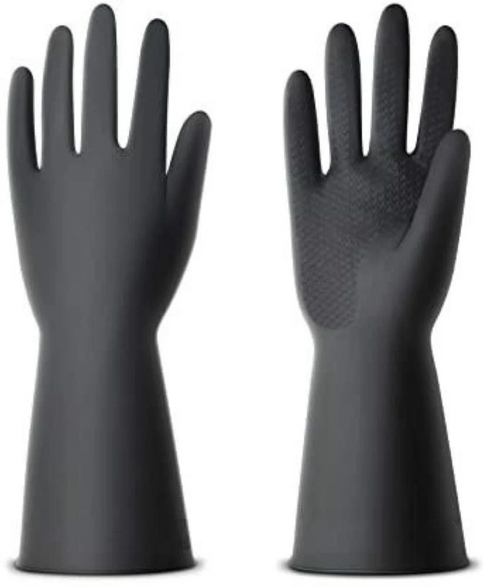 Eopzo Multipurpose Rubber Gloves, Protective Safety Work Industrial Dishwashing Wet and Dry Glove(Free Size)