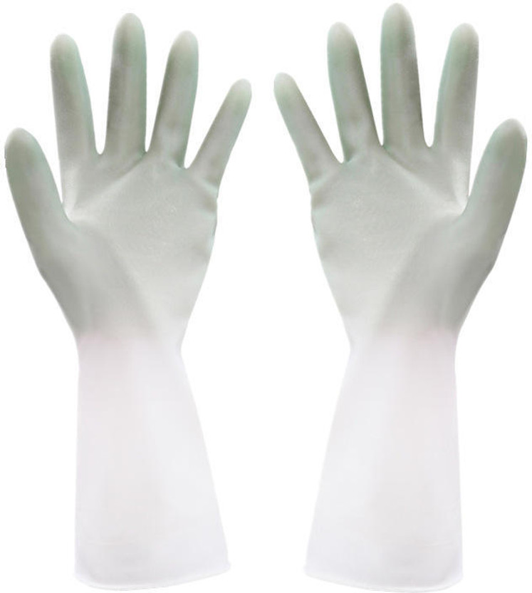 RBGIIT Rubber Hand Gloves For Gardens Fields Farm Equipment Agriculture Garage Lab B-17 Rubber  Safety Gloves(Pack of 1)