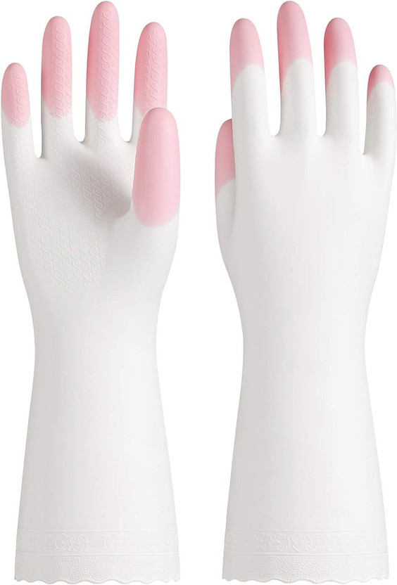 NEYU NEYU Reusable Household Waterblock Gloves Dishwashing Bathroom Gardening Laundry Wet and Dry Glove Set(Medium Pack of 2) - Flipkart Deal