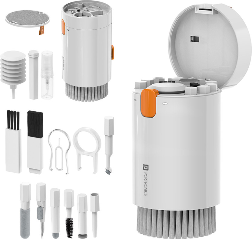 Portronics Clean G 20 in 1 Multipurpose Device/Gadget Cleaner Cleaning Kit for Laptops, Mobiles, Computers(POR-2031)