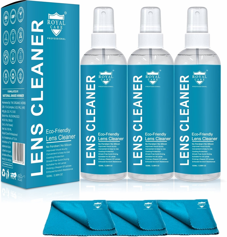 ROYAL CARE PROFESSIONAL Cleaning Kit for Lens , Computers, Laptops, Mobiles 300 ml for Computers(RCLC100P3)