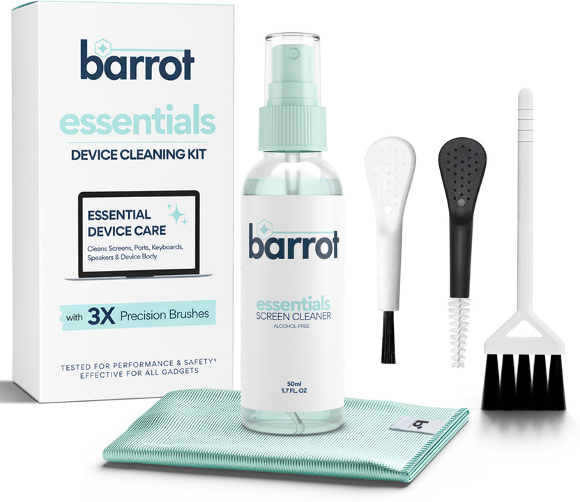 BARROT Essentials Mini Device Cleaning Kit for Laptops, Mobiles, Computers, Gaming(ES20)
