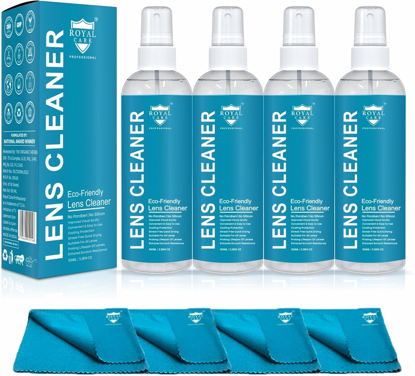 ROYAL CARE PROFESSIONAL Cleaning Kit for Lens , Computers, Laptops, Mobiles 400 ml for Computers(RCLC100P4)