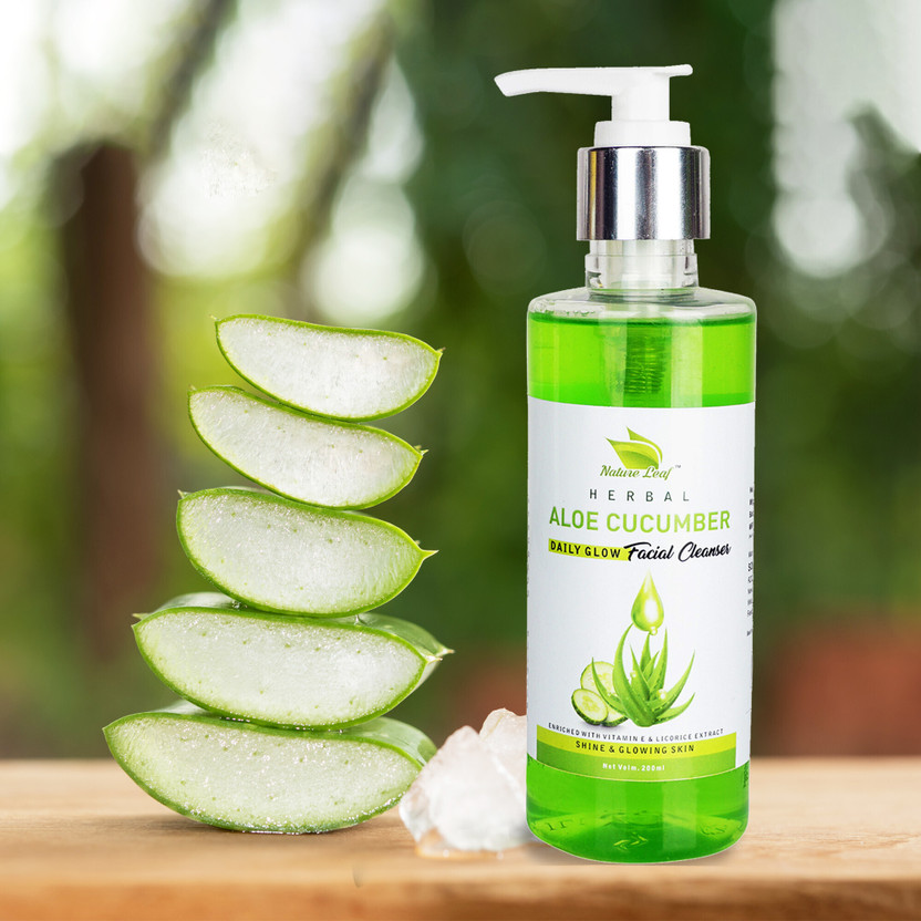 nature leaf Aloe Cucumber Daily Glow Facial Cleanser(200 ml)