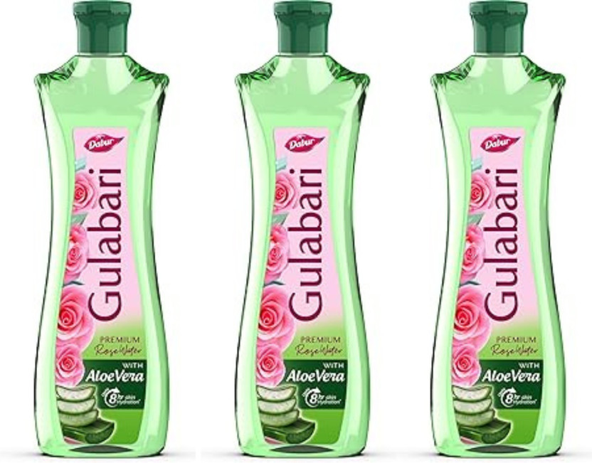 Dabur Gulabari Rose Water with Aloe Vera|8 hrs Skin Hydration|Cleanses & Moisturises Men & Women(1200 ml)