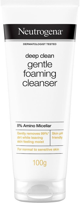 NEUTROGENA NEUTROGENA Deep Clean Foaming Cleanser(100 g) - Flipkart Deal