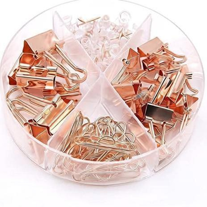 TOYSM Stationary set mix matel mix(Set of 72, Rose Gold)