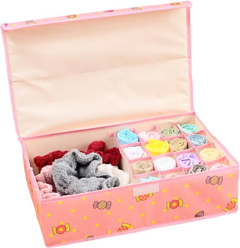 Grilazza Undergarments Wardrobe Drawer Dividers Collapsible Storage 17