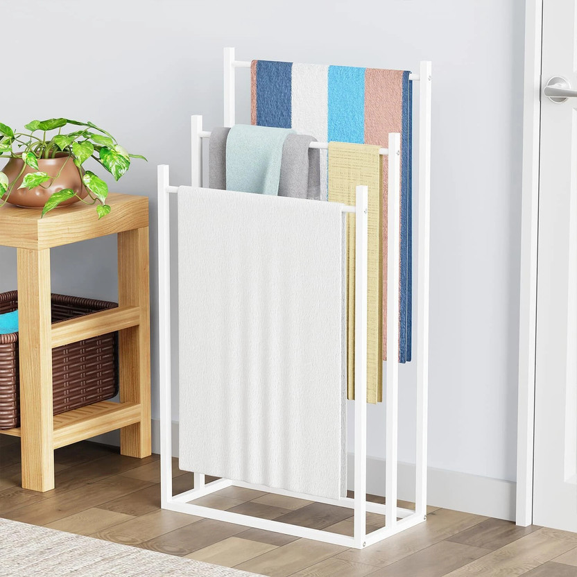 LUKZER Steel Floor Cloth Dryer Stand MGS-007(3 Tier)