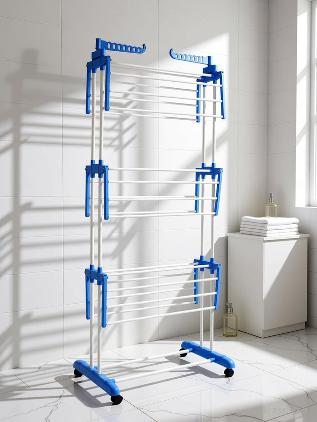 FAVOUR Steel Floor Cloth Dryer Stand N00019(3 Tier)