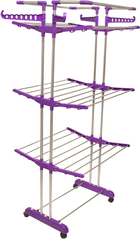 Flipkart SmartBuy Steel Floor Cloth Dryer Stand FSB_004L(4 Tier)