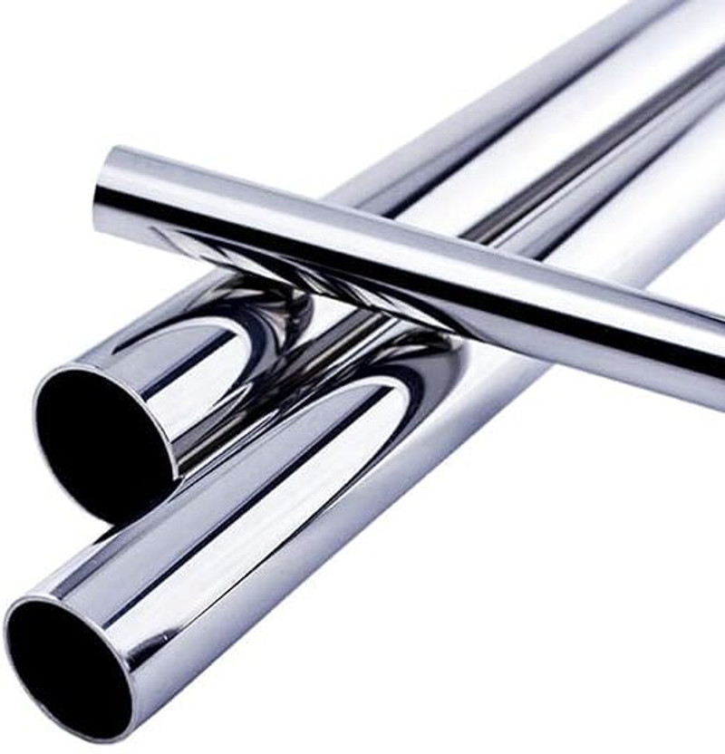 QUXOZO Silver Curtain Rods Metal(Pack of 1)
