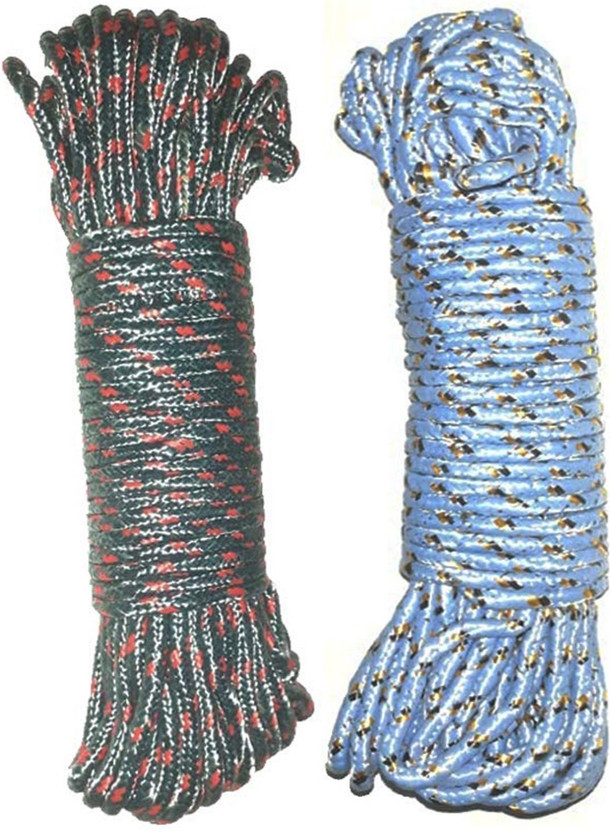 Aseenaa Aseenaa Big Size 20 Meters Cloth Hanging Rope For Both Indoor & Outdoor Use (Pack Of 2) Nylon Retractable Clothesline(20 m) - Flipkart Deal