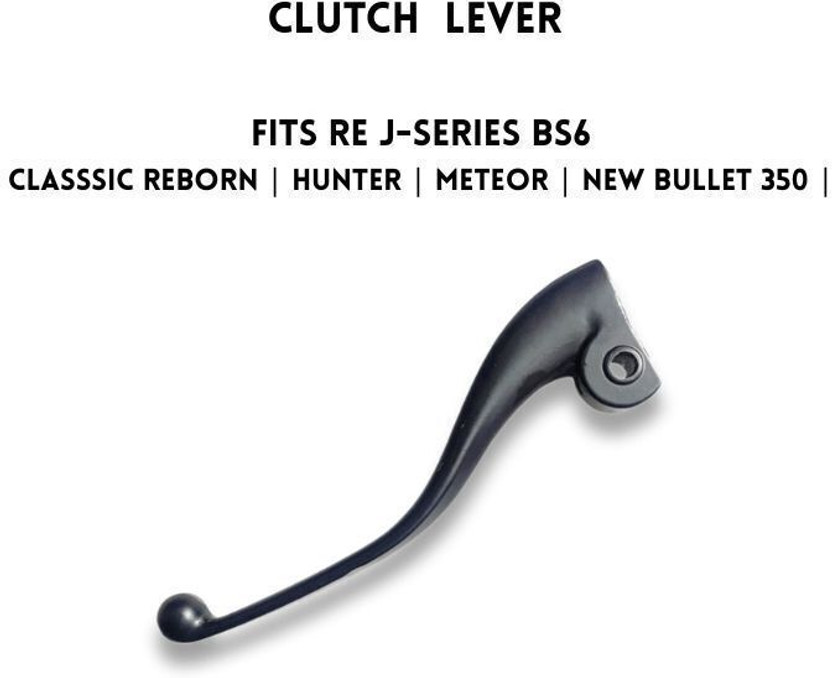EAZ Fixed Type Clutch Lever For Royal Enfield Meteor 350(Black)