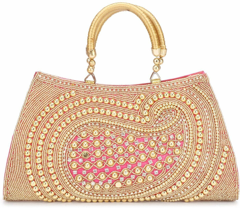 LONGING LONGING TO BUY Party, Casual Pink  Clutch - Flipkart Deal