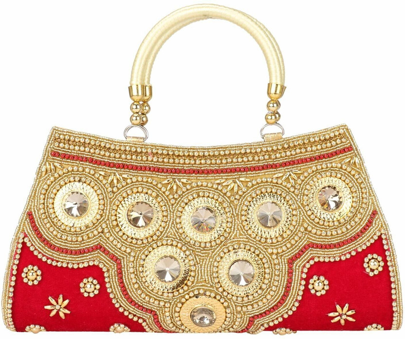 LONGING LONGING TO BUY Party, Formal, Casual Red  Clutch - Flipkart Deal