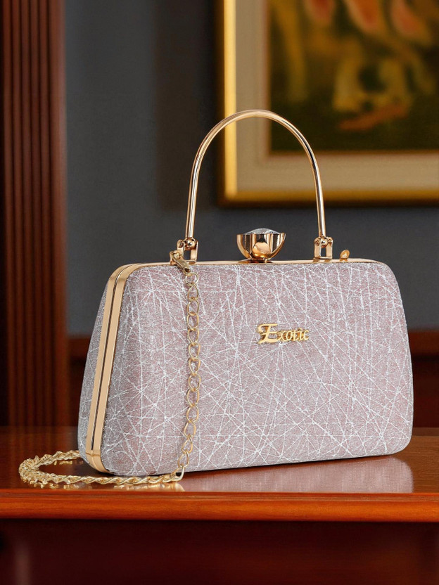 Exotic Party Pink  Clutch