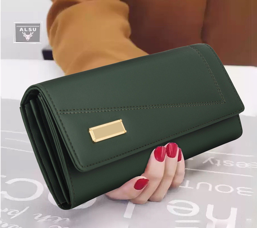 ALSU Casual Green  Clutch