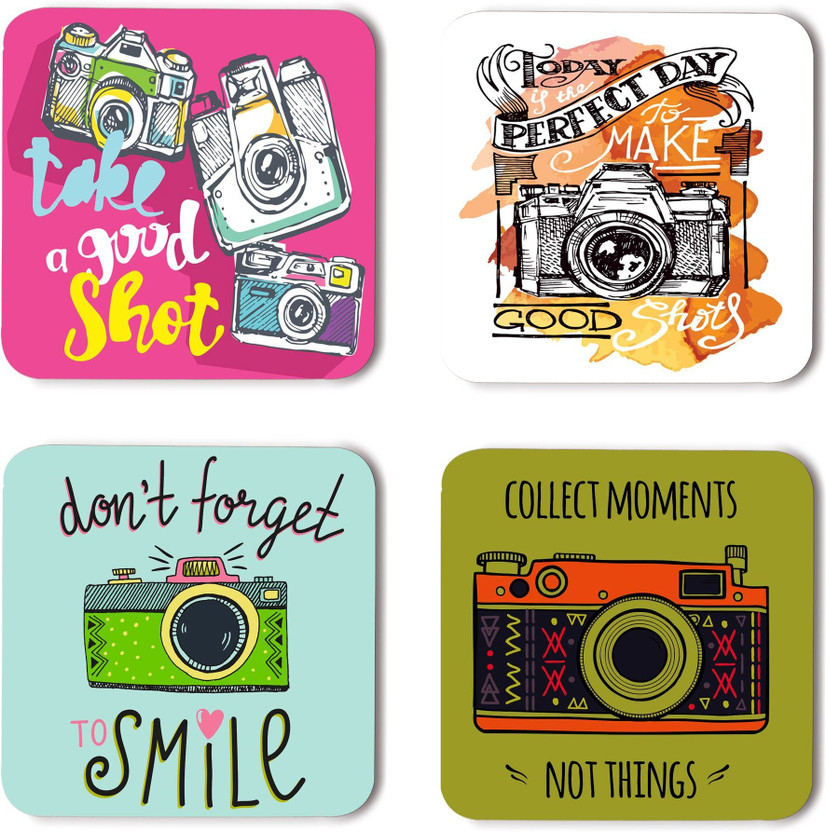 RADANYA RADANYA Square Wood Coaster Set(Pack of 4) - Flipkart Deal