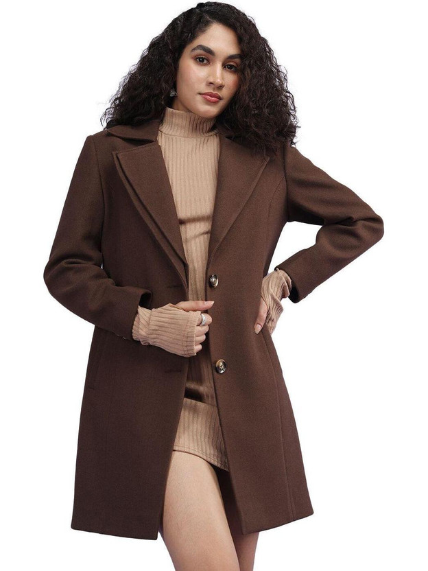 PLAGG PLAGG Wool Solid Coat - Flipkart Deal