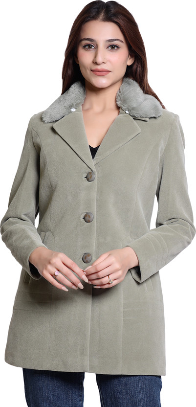 CutIndia Wool Blend Solid Coat