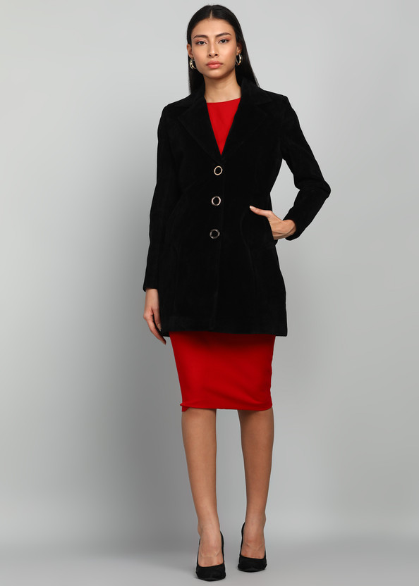 Breil By Fort Collins Knitted Tweed Solid Coat