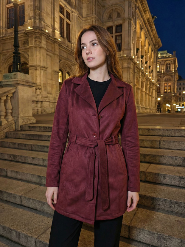 Excent Excent Wollen Solid Coat - Flipkart Deal
