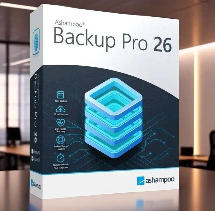 Ashampoo Backup Pro 26|Window OS|1 Year 1 PC Subscription|Physical Delivery(Code in the Box - for PC)